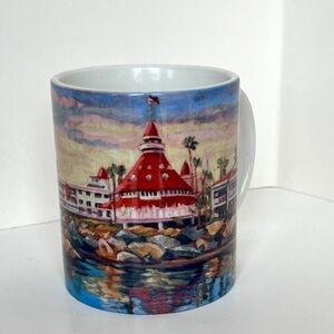 Scenic Red and Blue Mug